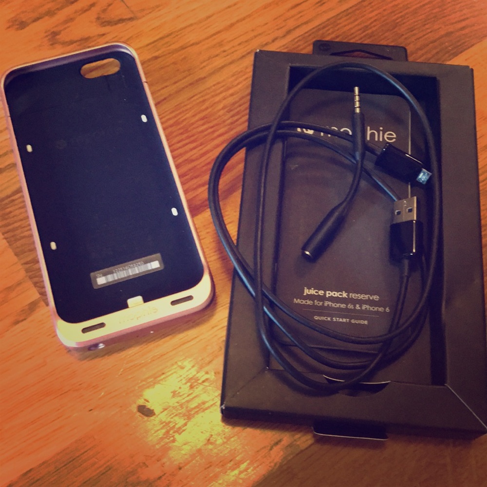Mophie Charging Phone Case IPhone 6 Rose Gold