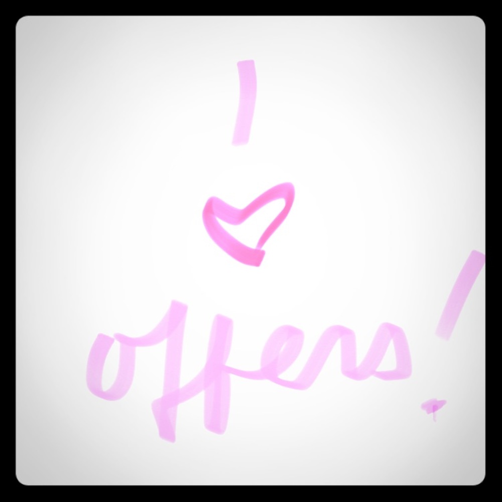 I love offers!