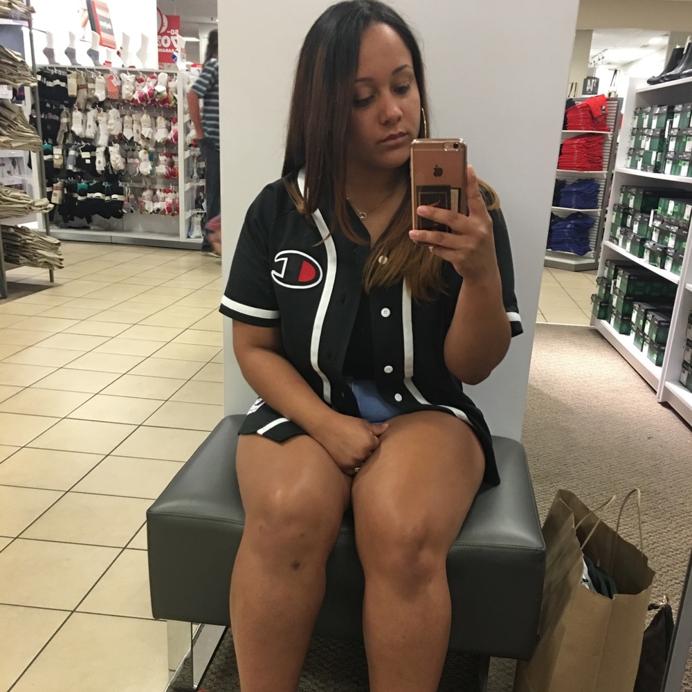 Vintage 90's Champion button down jersey!