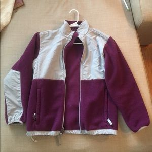 The North Face Girls Purple and Grey Fleece