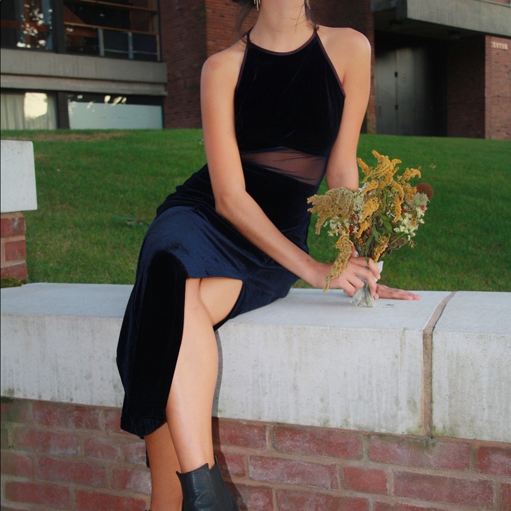 Deep Purple Blondie and Me Evening Dress