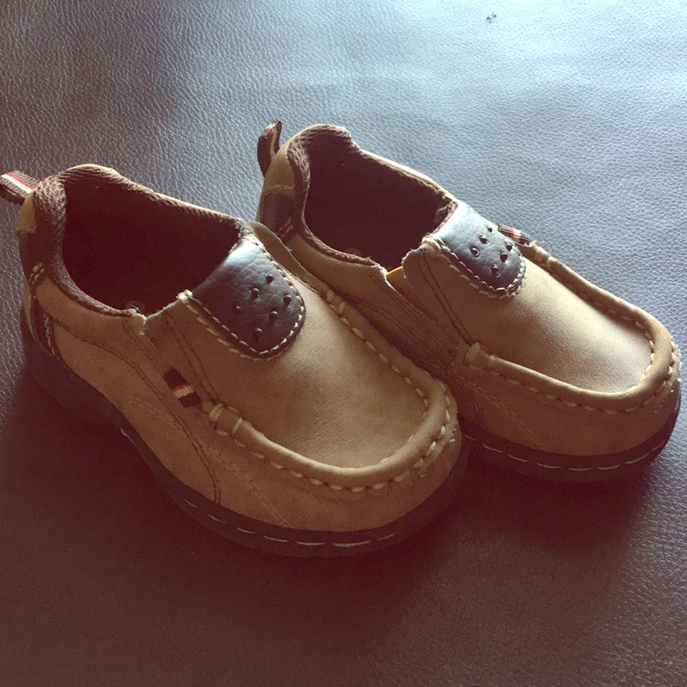 👞Boys Brown Slide Ons👞