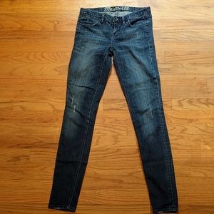 Madewell distressed skinny jeans