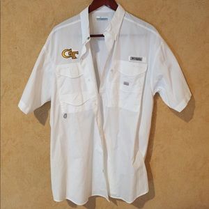 Columbia PFG Fishing Shirt - Georgia Tech (GT)