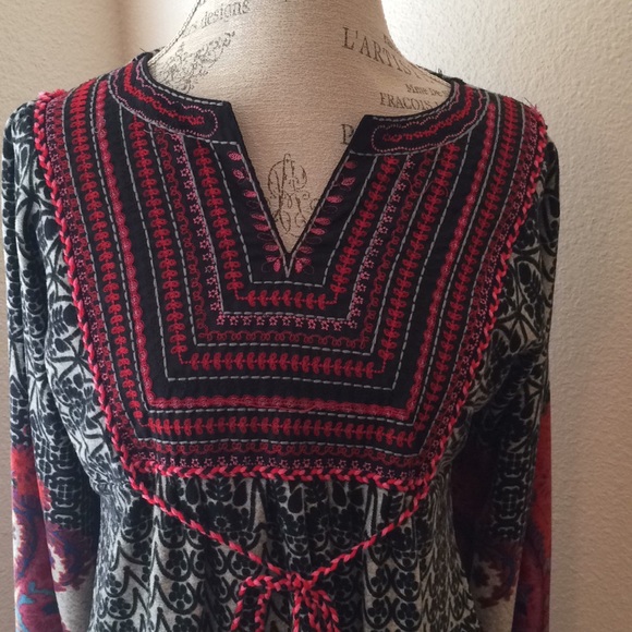 Angie Boho Dress . Great for fall! - Picture 2 of 6