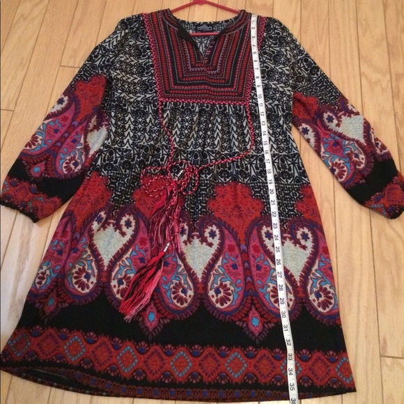 Angie Boho Dress . Great for fall! - Picture 5 of 6