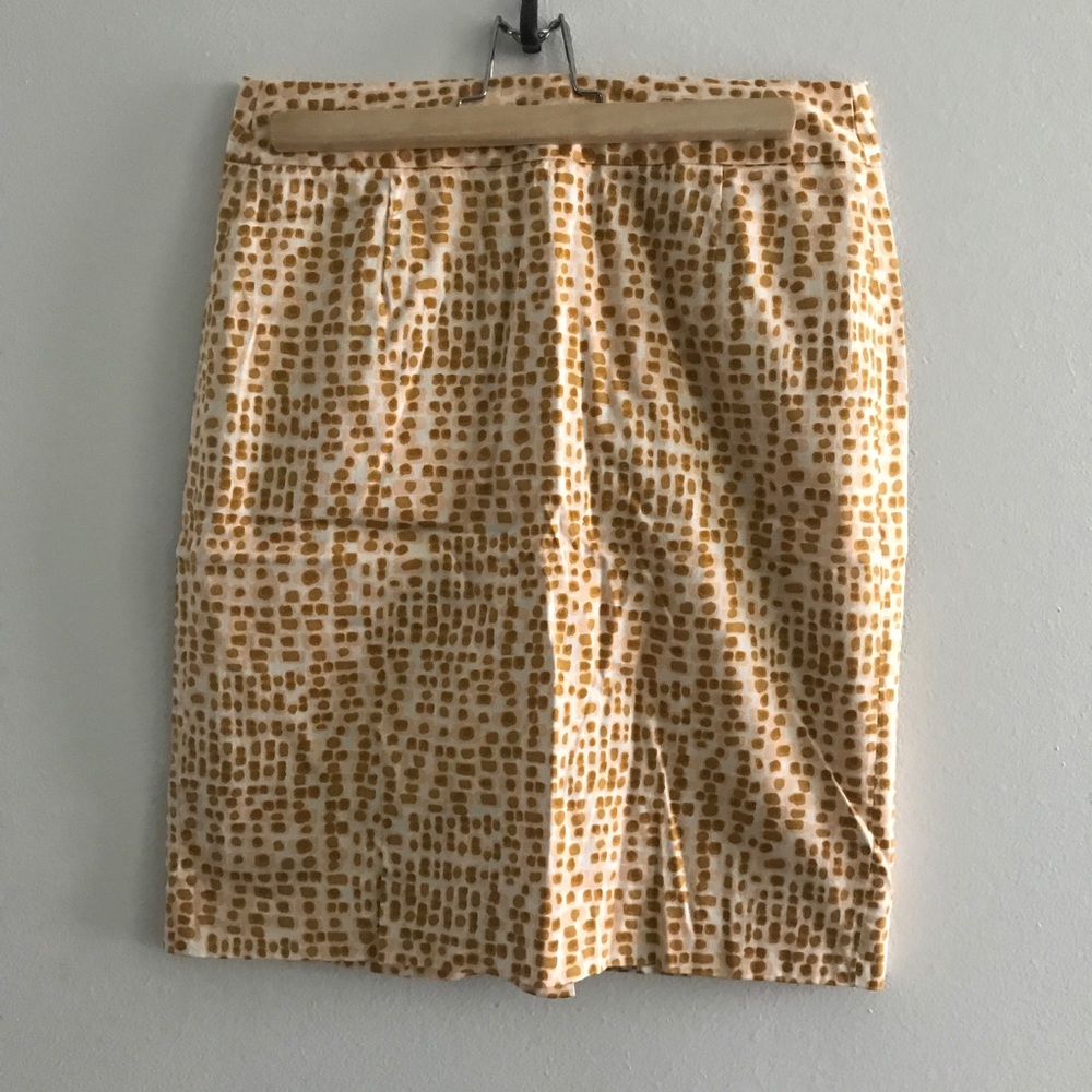 J Crew patterned pencil skirt