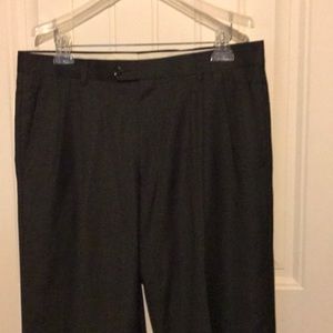 Enro Classic Pleated Charcoal Gray Dress Pants 36
