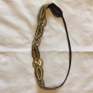 Gold beaded Headband