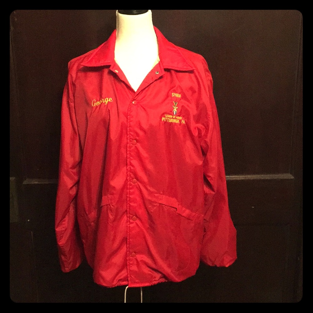 Vintage 1980's Pittsburgh "George" Windbreaker