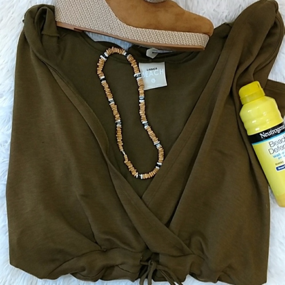 Hooded Beach Romper Size Large