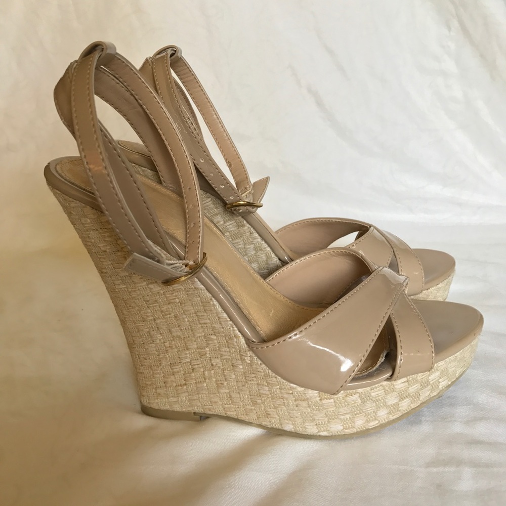 Aldo nude wedges