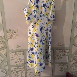 Zara cut out flare dress new with tags size M