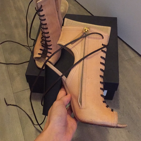 *SOLD* Giuseppe Zanotti Lace Up Sandal Heels - Picture 2 of 8