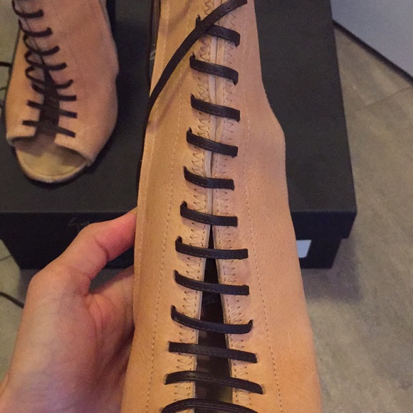 *SOLD* Giuseppe Zanotti Lace Up Sandal Heels - Picture 3 of 8