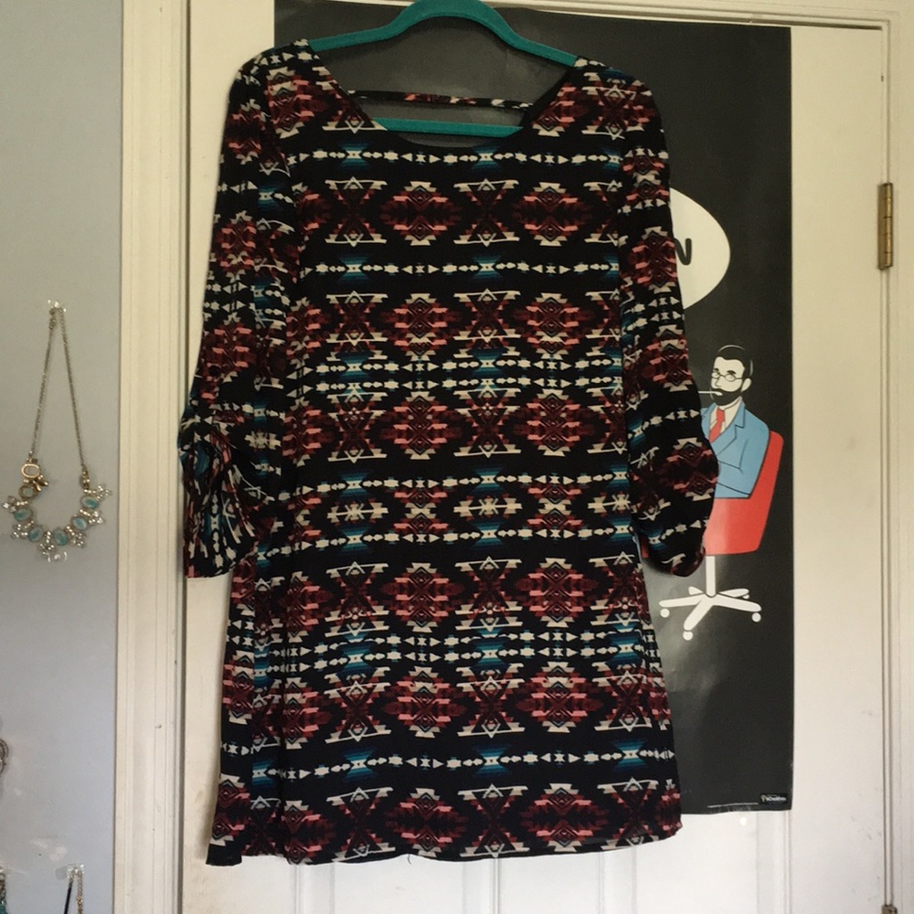 Aztec Pattern Dress