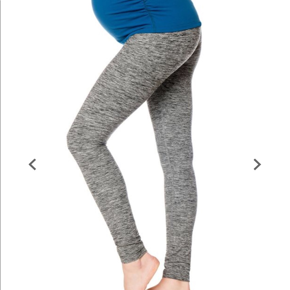 Beyond the Bump - Heather Gray Maternity leggings