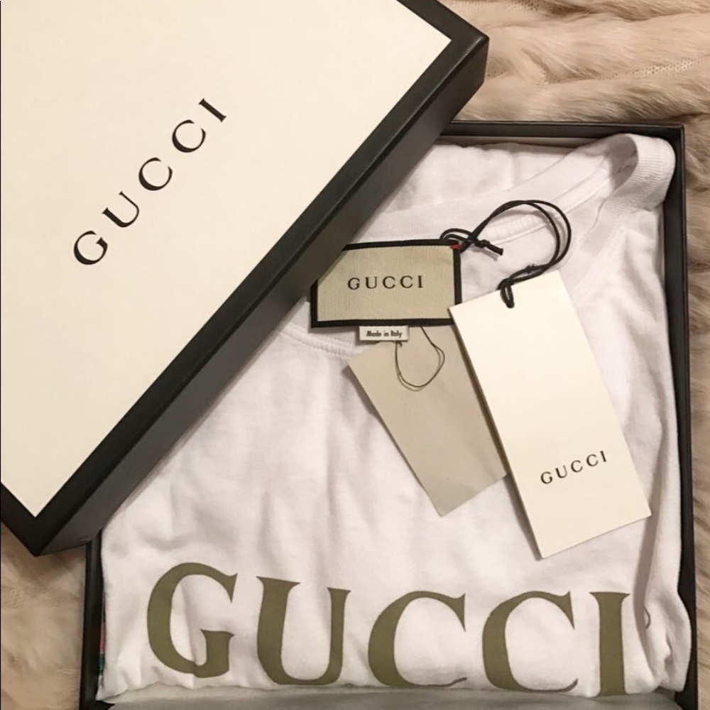 Gucci print cotton tee SOLD