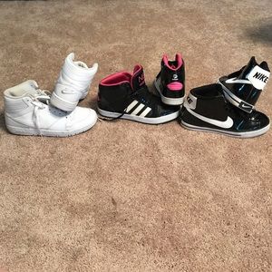 Bundle Size 10 Gently Worn High Top Nikes!!!