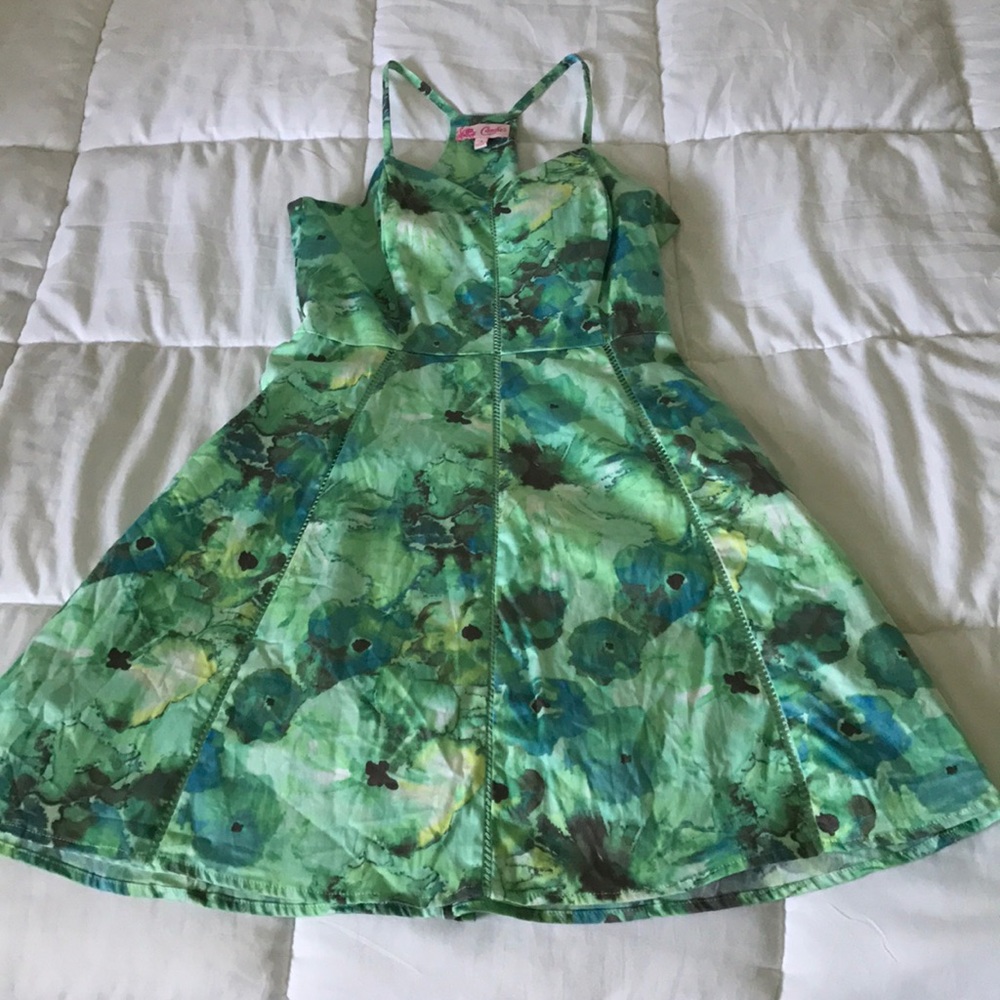 Candie's green-blue dress