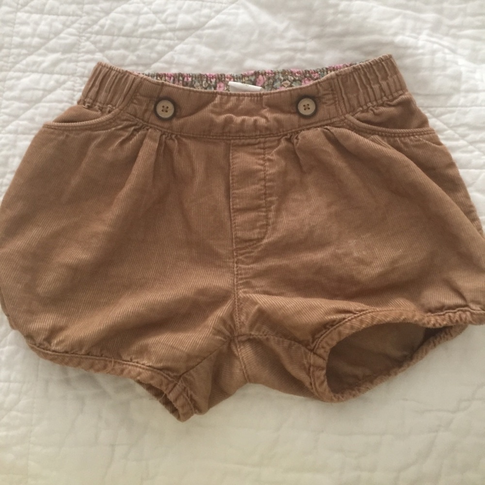 H&M girls corduroy bubble shorts