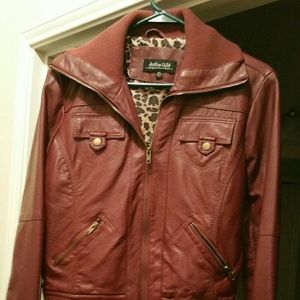 Leather-like jacket