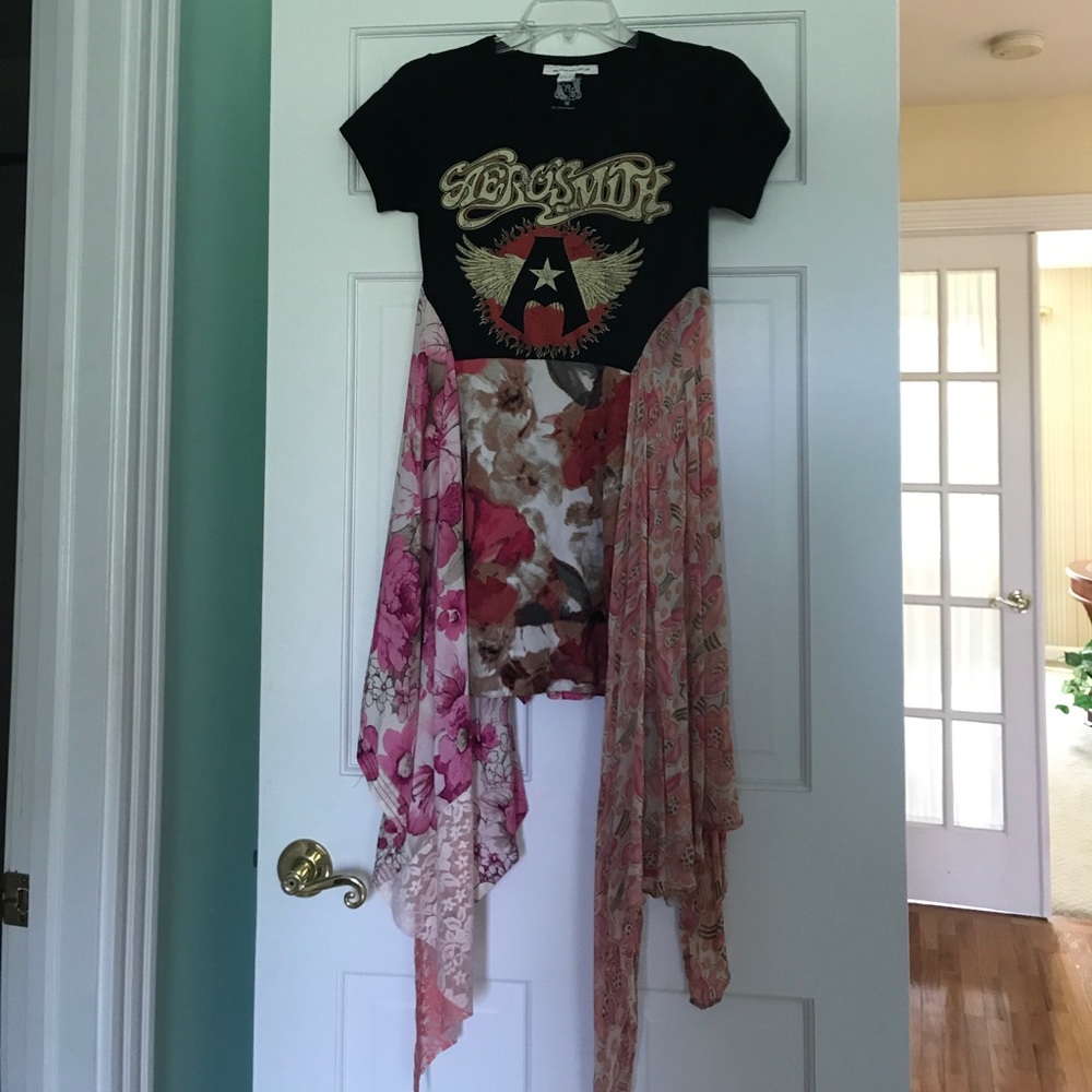 Hand Crafted Aerosmith Band Tee
