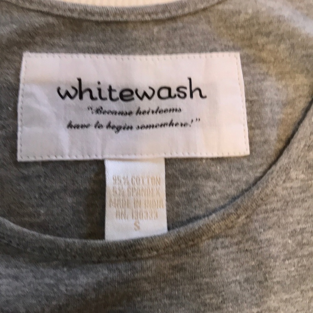 Whitewash tank dress