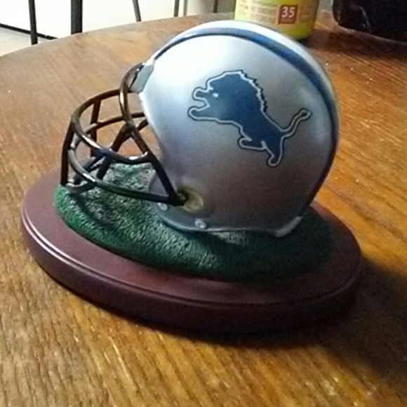 Detroit lions collector desk office decor