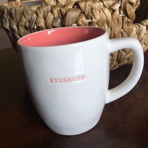Rae Dunn STRENGTH coffee cup
