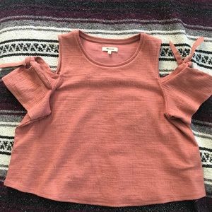 Madewell Cold Shoulder Top