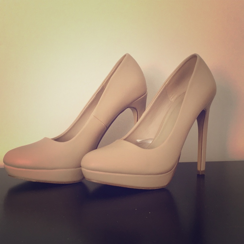 Platform Nude Shoes