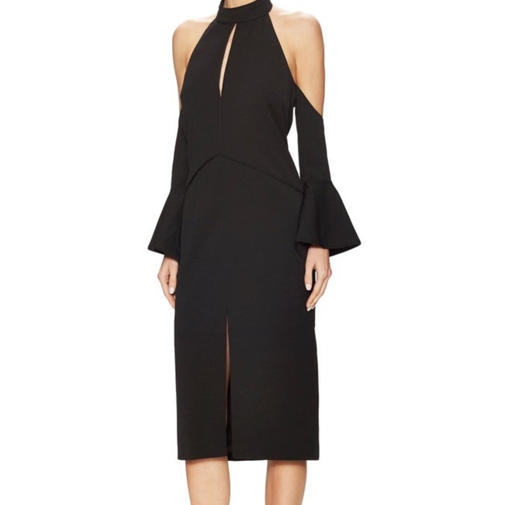 C/MEO collective Too close cold shoulder dress