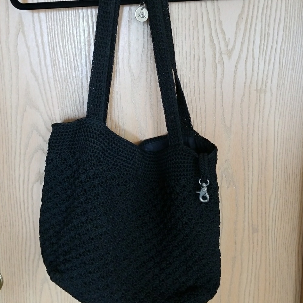 The sak - black boho bag