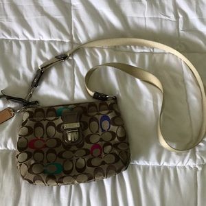 Coach cross-body purse