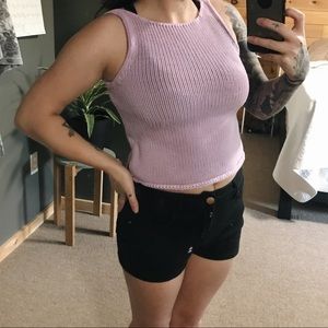 MODA INTERNATIONAL // vintage sweater tank