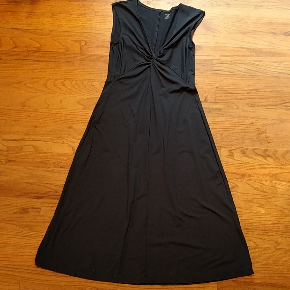 Patagonia blue gray calf length dress