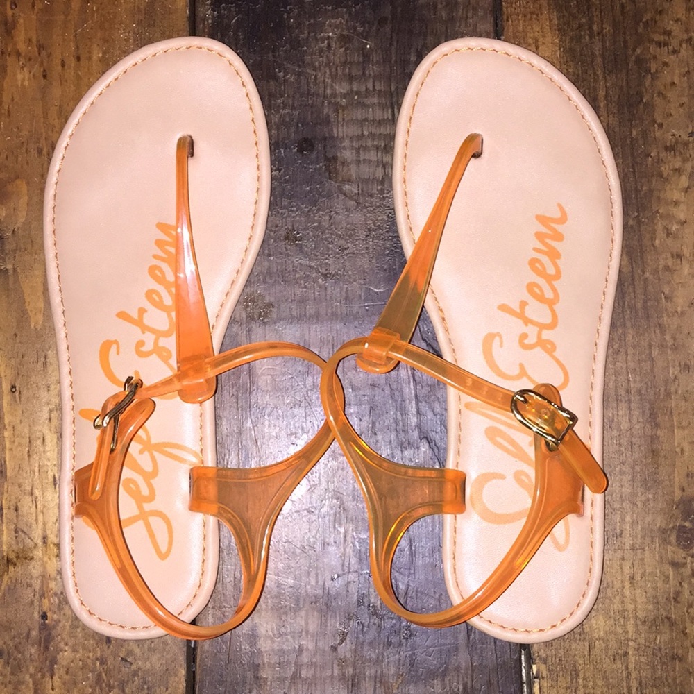 Self Esteem Jelly Strap Sandals