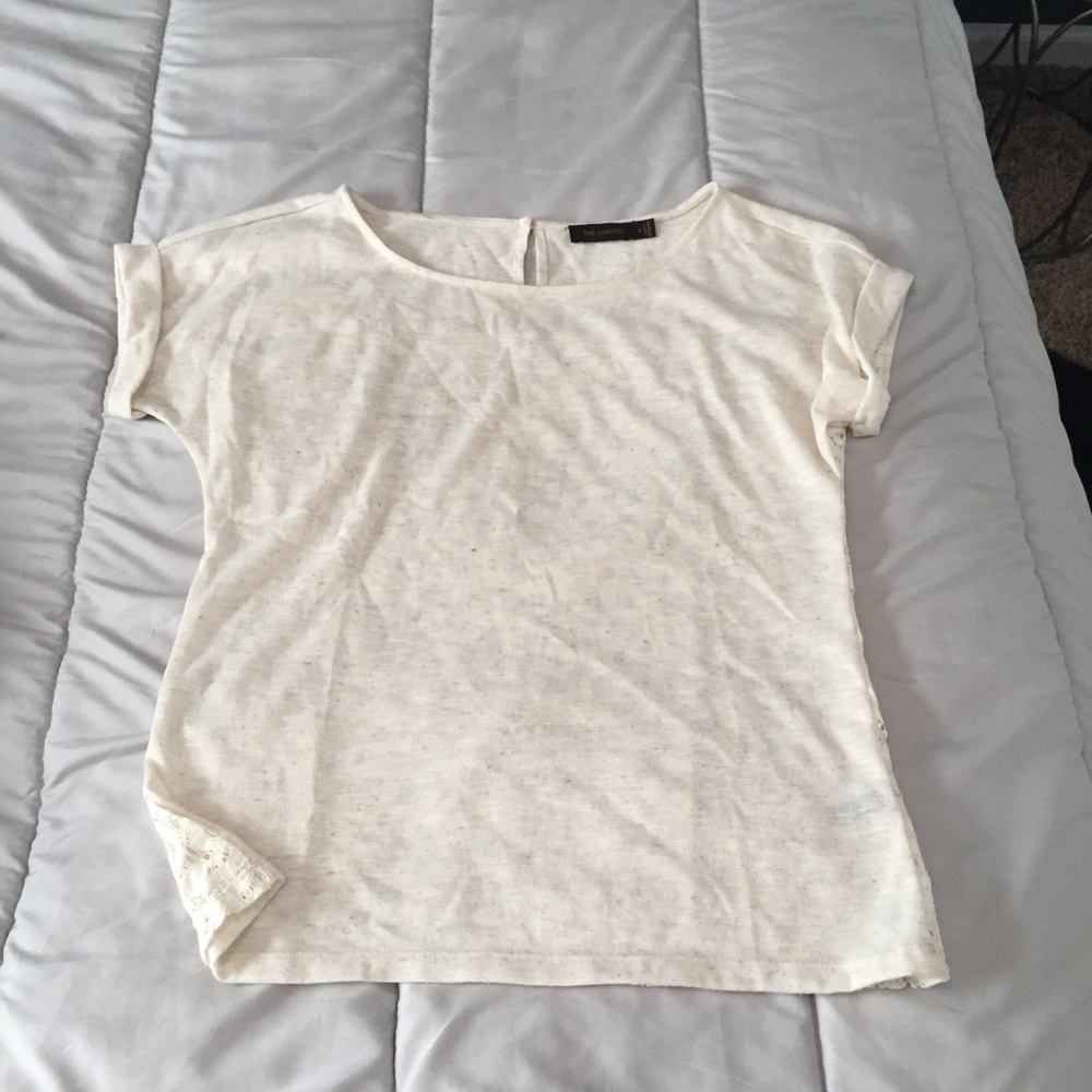 Simple top with lace details