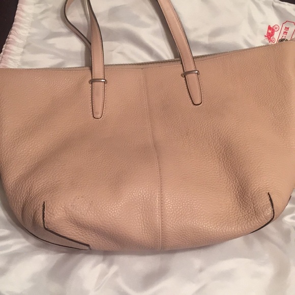Coach light mauve hand bag - Picture 2 of 6