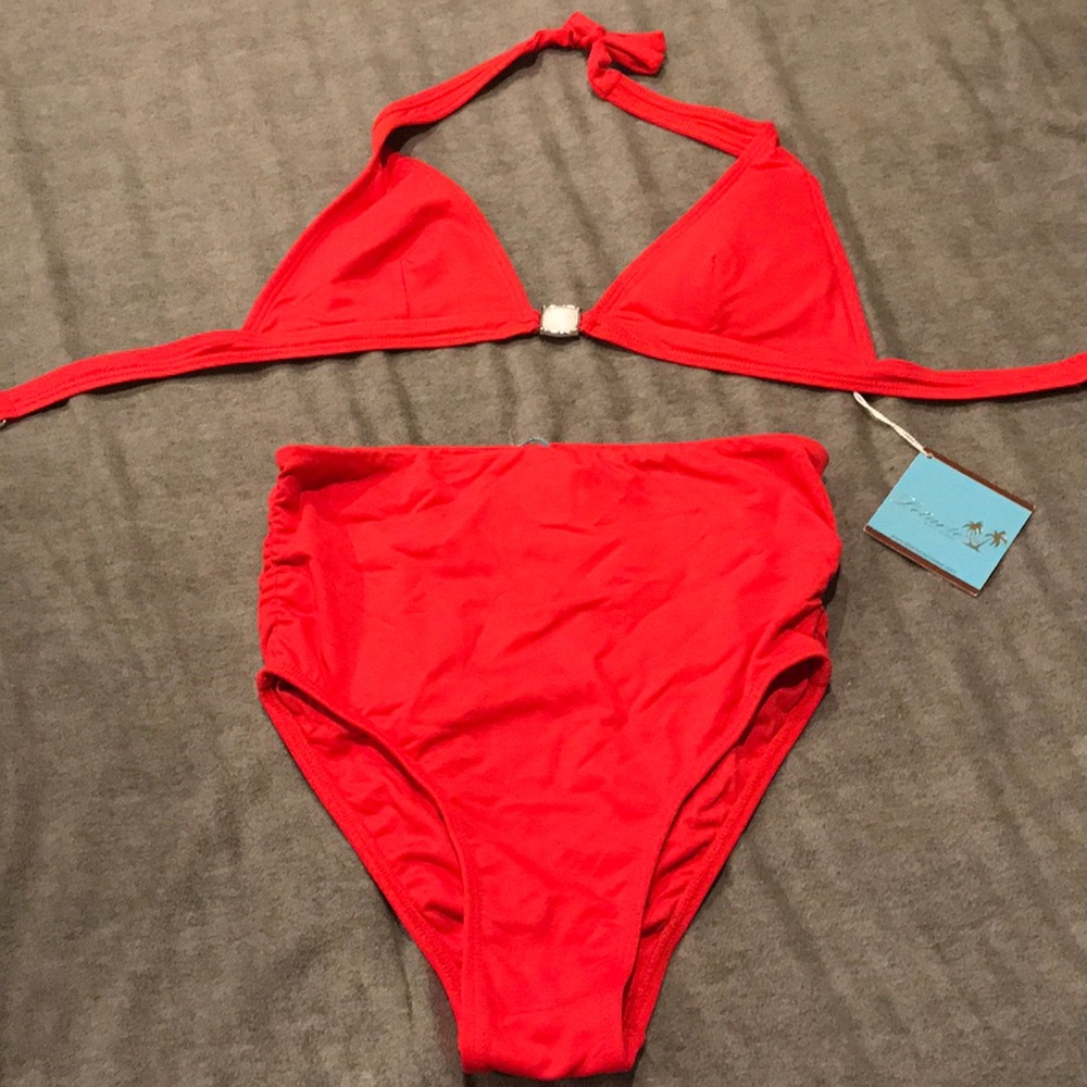 Letarte Hawaii two piece swim wear