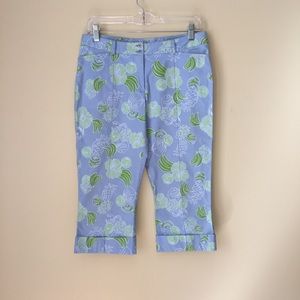 Lily Pulitzer tropical fruit capris Size 2.