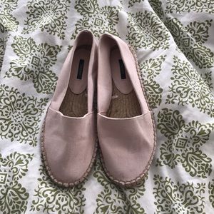 Pink Espadrille Flats