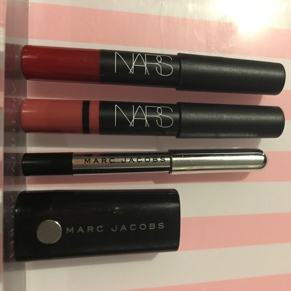 Other - Marc jacobs lipcreme and two Nars lip pencil