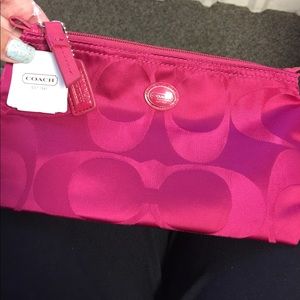Genuine Coach Cosmetic Bag Pink