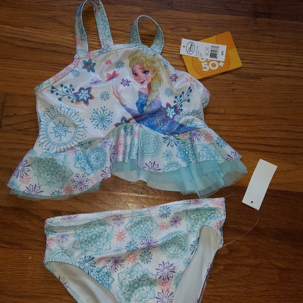 NWT,  size 7, Frozen swimsuit