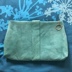 Turquoise Clutch Bag