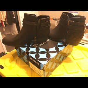 Black JCPenney Posh Ankle Boots