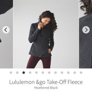 Lululemon &go Take-Off Fleece (heathered black)