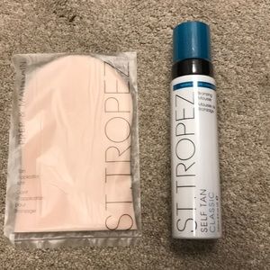 St. Tropez bronzing mousse and mitt